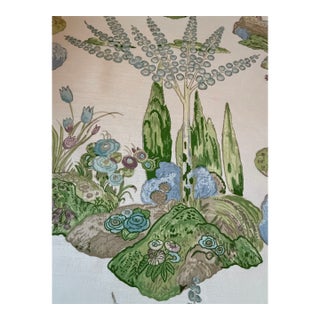 Thibaut F945027 Orleans Lavender Linen Blend Fabric 3 5/8 Yards For Sale