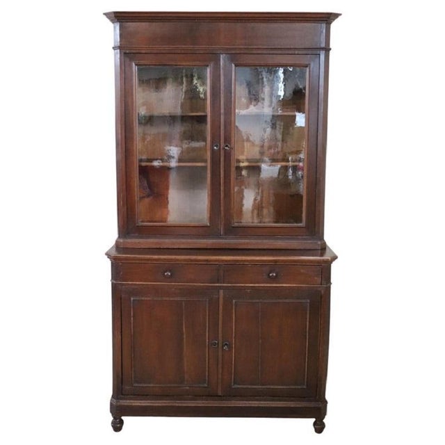 Antique Mid 19th Century Sideboard in Walnut Veneer For Sale - Image 17 of 17