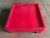 Nice low small 1960s coffee table, either for interior or exterior use. Professionally repainted by a specialized company.