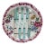 19th Century Majolica Asparagus Plate With Flowers Longchamp For Sale