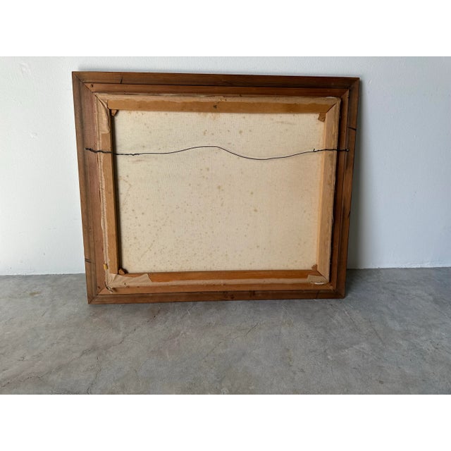 Gwen Gazaway ( 1931 - 2009 ) Tropical Florida Highwaymen - Style Oil Painting For Sale - Image 11 of 11