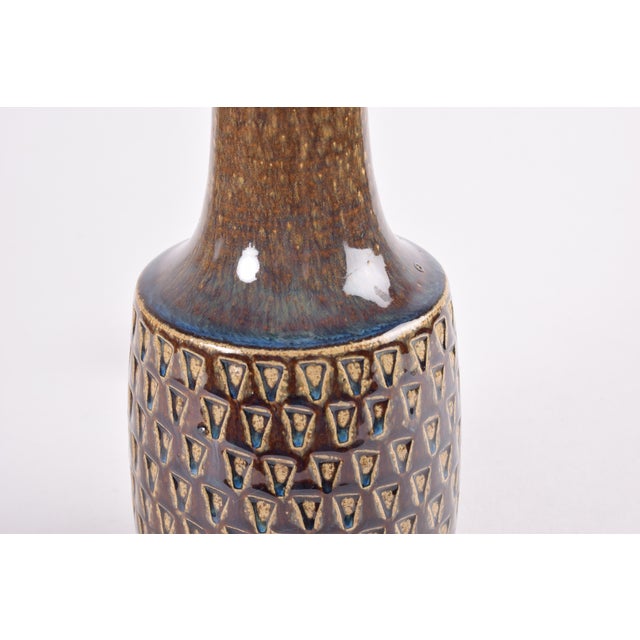 Textile Danish Modern Ceramic Table Lamp from Søholm, 1960s For Sale - Image 7 of 12