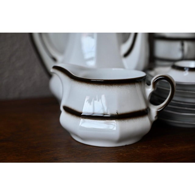 1960s Bohemian Porcelain Breakfast Tea Set from Winterling Bavaria, 1960s, Set of 21 For Sale - Image 5 of 8