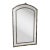 Silver Decorated Finish Faux Bois Branch Form Mirror For Sale