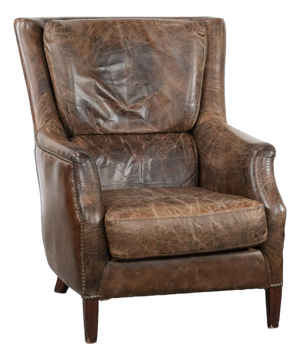 Vintage Armchair in Cowhide