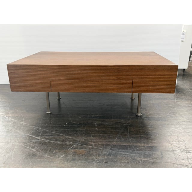 Modern Bespoke Coffee Table + Drawer For Sale - Image 3 of 12