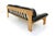 This sofa by Esko Pajamies for Asko, Finland was produced in the 1970s. A brutalist style oak frame with burlap straps...