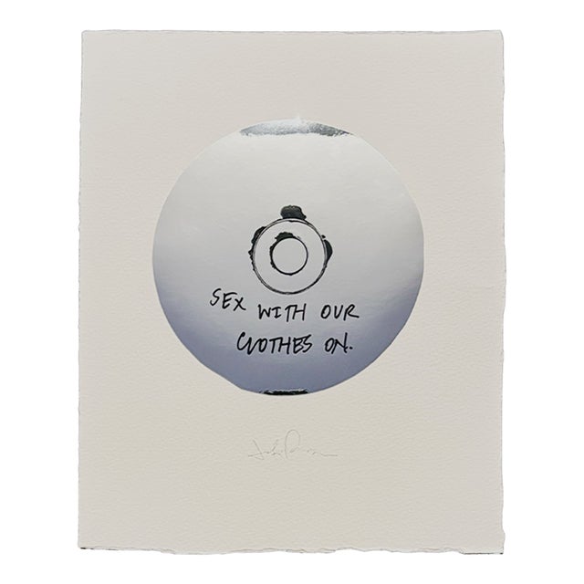 "Sex With Our Clothes on Cd" Original Artwork by Jake Poser For Sale