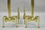 Mid 20th Century French Art Nouveau Style Brass Urn Finial Fireplace Andirons - A Pair For Sale - Image 4 of 11