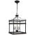 Mykonos Medium Lantern in Aged Iron Designer: Chapman & Myers Canopy: 6.5" Octagon Mounting: Chain Shade Detail: Clear...