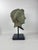 Late 20th Century Large Classical Hollow Cast Bronze Male Head Sculpture on Custom Museum Stand For Sale - Image 5 of 10