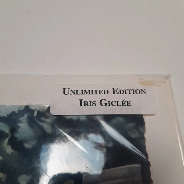 Figurative Iris Giclee Art Print of Flapper Girl on the Street For Sale - Image 3 of 5