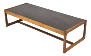 Folke Ohlsson Coffee Table with Bronze Top by DUX