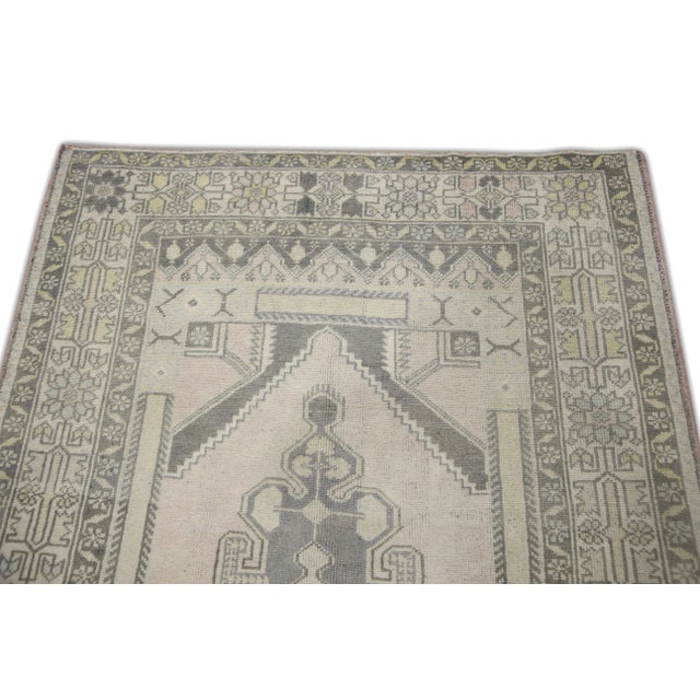 1960s Vintage Turkish Rug 4'5" x 7'10" For Sale - Image 5 of 7