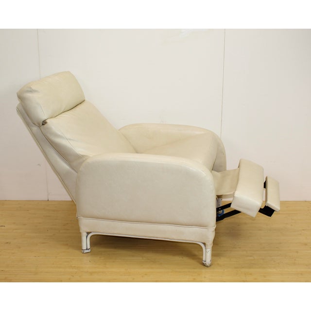 Mid 20th Century Mid Century White Barcalounger Recliner Chair Chairish