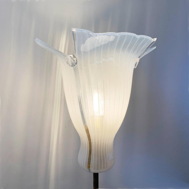 Venini Vintage Floor Lamp by Toni Zuccheri for Venini, 1960s For Sale - Image 4 of 13