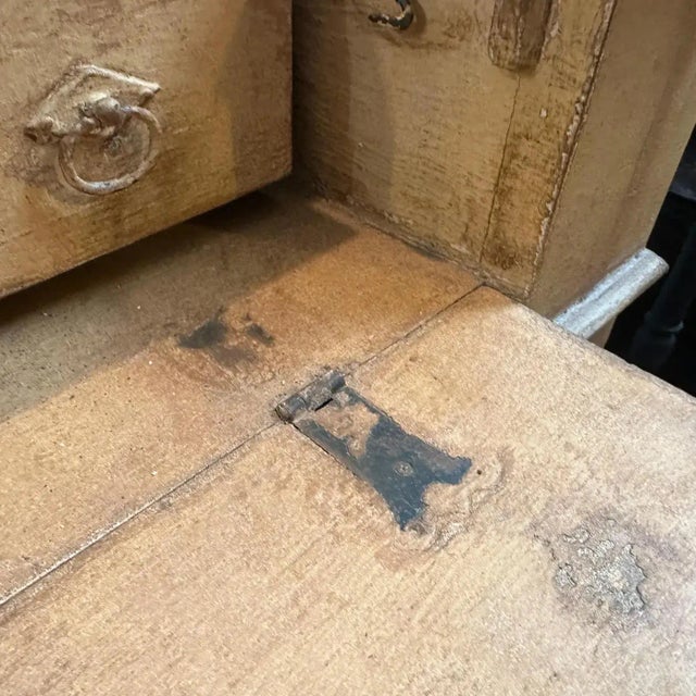 Late 19th Century Louis Philippe Orange Lacquered Wood Italian Secretaire For Sale - Image 12 of 12