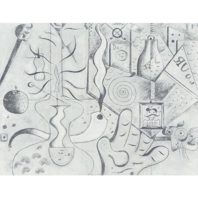 Joan Miro, The Kerosene Lamp, 1979, Photographic Paper For Sale