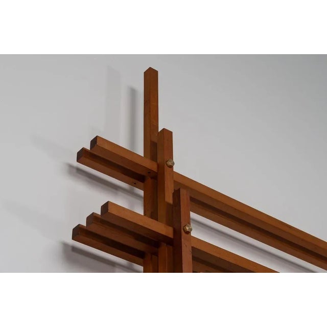Wood Italian Bookcase by Fabrizio Mangoni, 1969 For Sale - Image 7 of 18
