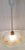 Vintage Ceiling Lamp with Glass Shade on Beechwood Mount, 1990s For Sale - Image 3 of 7
