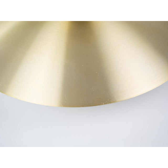 Gold Vintage Danish Roma Pendant Lamp from Junge, 1980s For Sale - Image 8 of 15