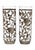 Mid-Century Modern Vintage .925 Sterling Silver Overlay Rose Vine Highball Glasses, Pair For Sale - Image 3 of 8