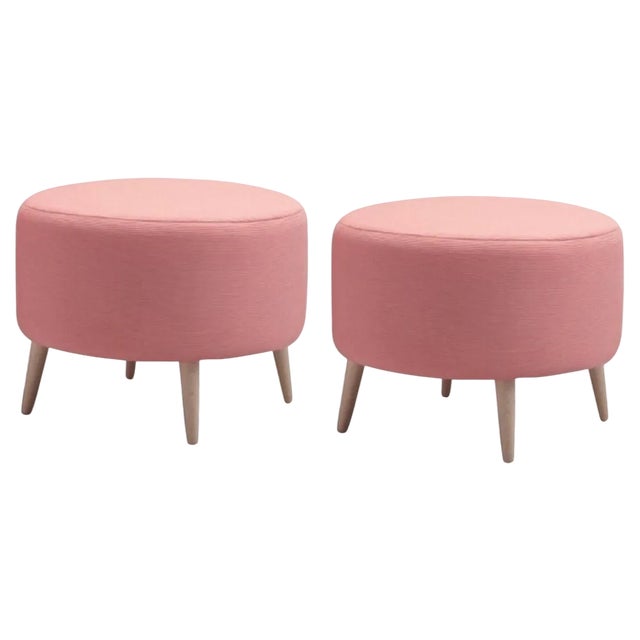 Set of Alice Ottomans by Pepe Albargues For Sale