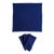 Vintage Deep Blue Navy Pique Cotton Dinner Napkins Set- 4 Pieces For Sale