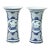 Pair of Delft Beaker Vases by the De Paauw Factory For Sale