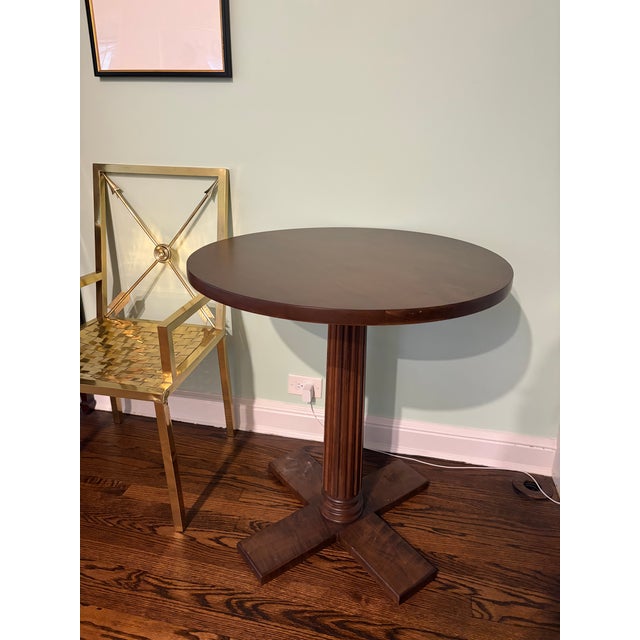 Custom Dunes and Duchess Wood Pub Table/Side Table For Sale In Chicago - Image 6 of 9