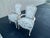 Pair of Vintage French-Style Bergère Armchairs For Sale - Image 9 of 11