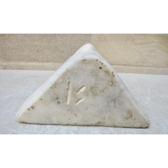 Modern Marble Face by Jochen Sendler Circa 1970s For Sale - Image 12 of 16