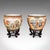 This is vintage planter on stand duo. A Japanese, ceramic fishbowl jardiniere, dating to the Art Deco period, circa 1940....