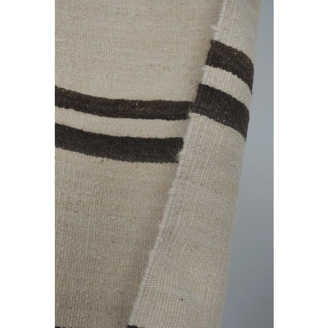Turkish Hemp Kilim Runner Rug - Stair Rug 1'10'' X 15'7'' For Sale - Image 9 of 12