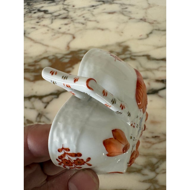 20th Century Herend Chinese Bouquet Nut / Trinket Dish in Rust For Sale - Image 6 of 7
