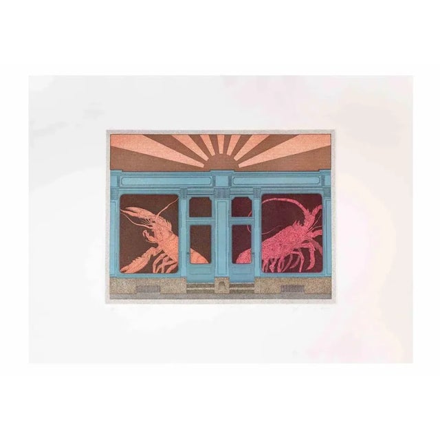 Etching and aquatint realized by Fifo Stricker in 1985. Edition of 60 (50 in arab numbers and X in roman numbers). Hand...