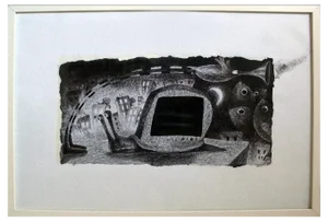 Keziat, The Imaginary Escape, Original Pen on Paper, 2009