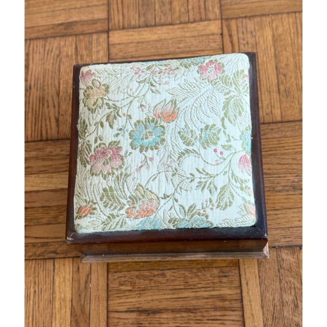 Late 19th Century Victorian Era Mini Upholstered Footstool For Sale - Image 9 of 13