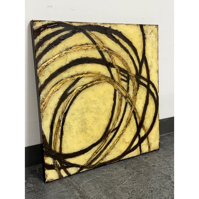 Abstract Z Gallerie Circumference II Abstract Wall Art For Sale - Image 3 of 12