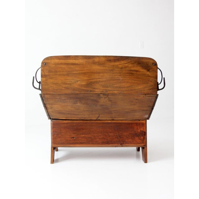 Antique American Buggy Seat Bench For Sale - Image 10 of 17
