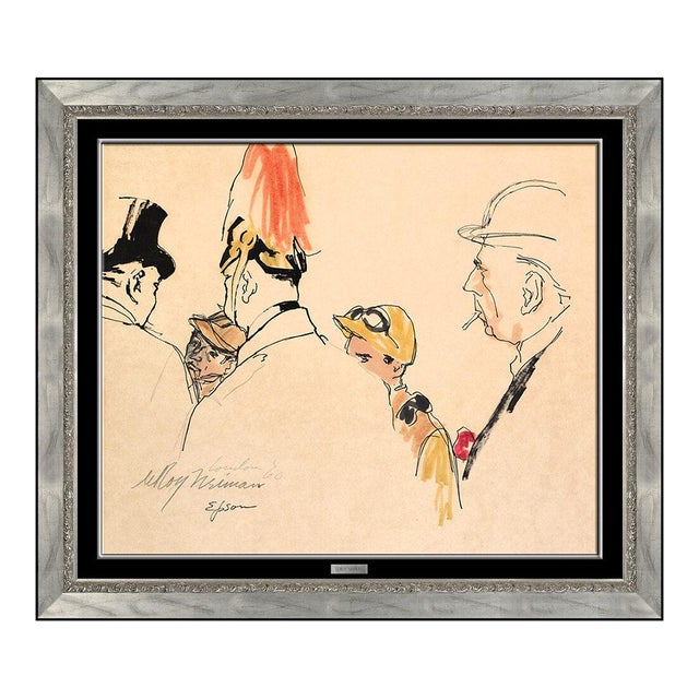 1960s English Jockeys, LeRoy Neiman For Sale