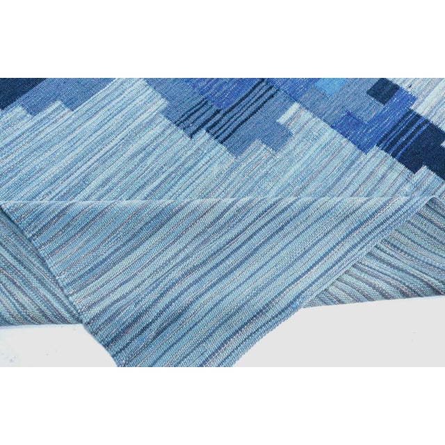 Modern Swedish Flat Weave Wool Rug by Doris Leslie Blau For Sale - Image 9 of 10