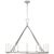 Darlana Extra Large Single Ring Chandelier in Polished Nickel Designer: Chapman & Myers Canopy: 6" Round Mounting: Chain...