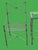 Metal 1970s Giacometti Style Wrought Iron Console Table For Sale - Image 7 of 9