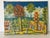 Folk Art Vintage Haitian Naive Folk Art Painting Signed Roberson For Sale - Image 3 of 6