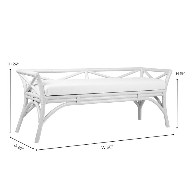 Graceful and refined, the Charlotte Bench by David Francis brings effortless elegance to any space. Beautifully crafted...
