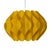 Mid-Century Modern Yellow Pendant Lamp by Lars Schiøler for Hoyrup, Denmark, 1970s, in Very Good conditions. Designed 1970...