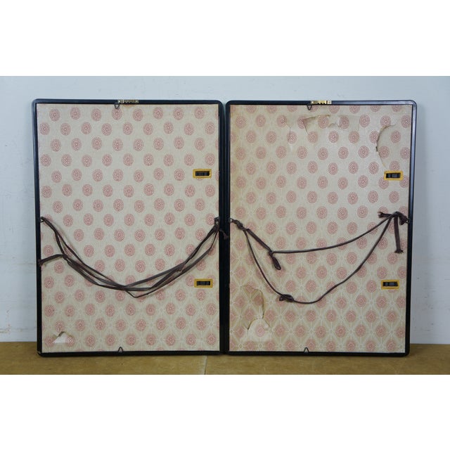 Mid 20th Century Japanese Tokuriki Asada Pagoda Temple Moonlight Woodblock Prints 20" - Set of 2 For Sale - Image 12 of 13