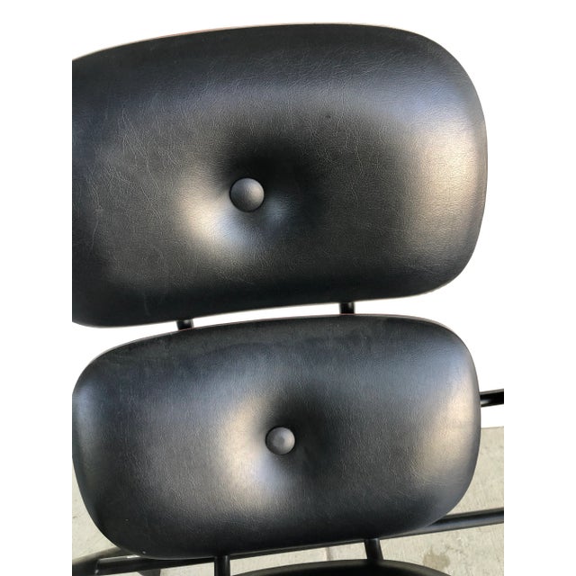 Black Vintage European Poltranova Midcentury Settee For Sale - Image 8 of 9