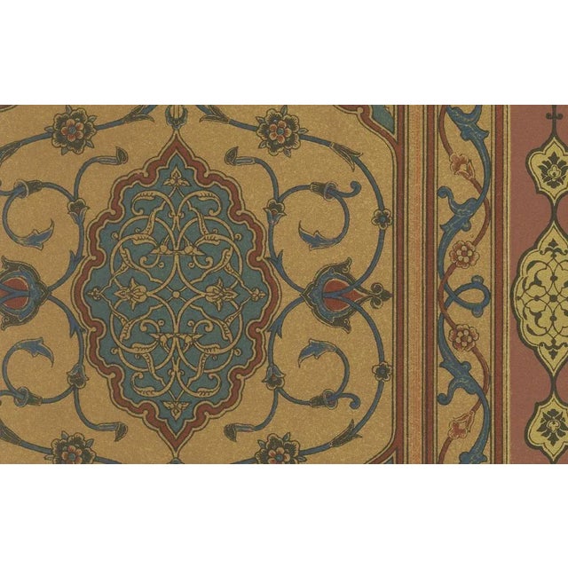 Renaissance panel ornament – intricate arabesque and grotesque motifs, plate lxviii this richly detailed chromolithograph,...
